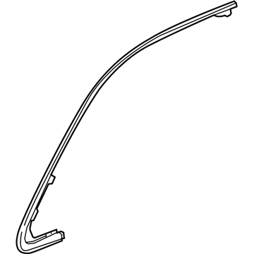 GM 84502328 Molding Assembly, Front S/D Wdo Upr Rvl