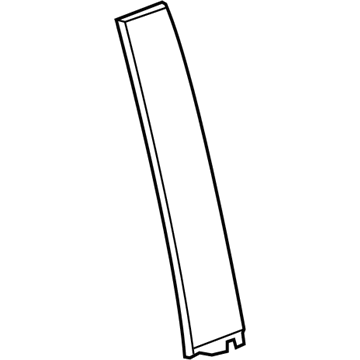 GM 84263144 Applique Assembly, Front Side Door Window Frame Rear