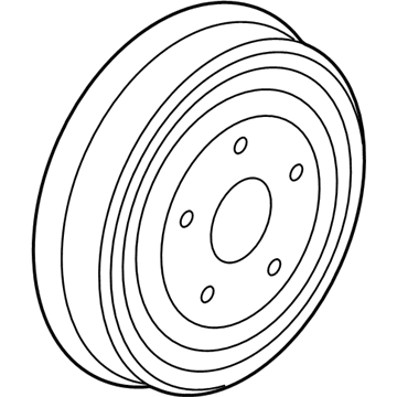 GM 10304169 Drum Asm,Rear Brake