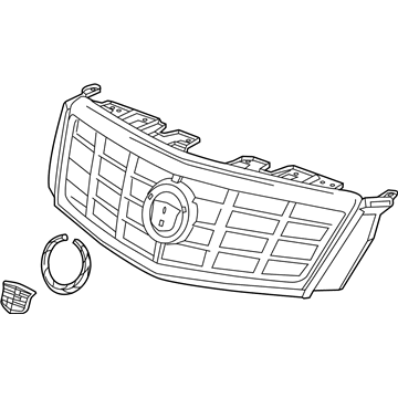 GM 84206781 Grille Assembly, Front Upr