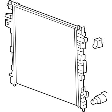 Chevrolet Radiator - 86801856