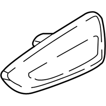 GM 13491089 Lamp Assembly, Front Side Turn Signal