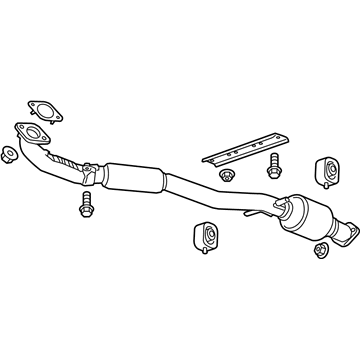 GM 19420264 PIPE ASM,EXH FRT