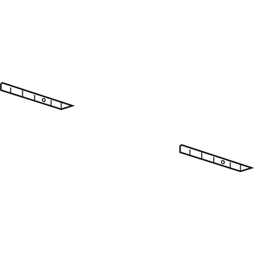 GM 96847357 Bracket,Rear Bumper Fascia Upper