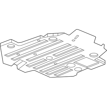 Cadillac CT6 Underbody Splash Shield - 23285847