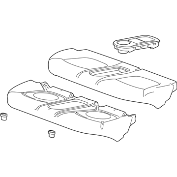 GM 95352445 Cushion Assembly, Rear Seat *Blue