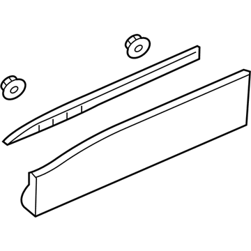 GM Door Moldings - 84241761