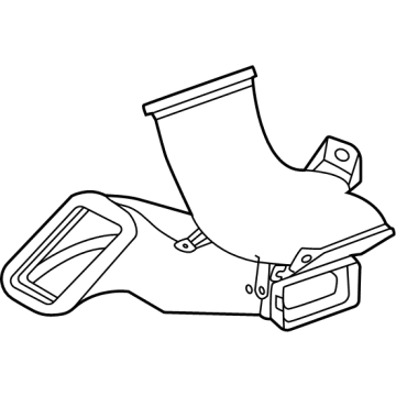 GM 84771358 Duct, Aux A/C Air Lwr