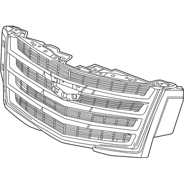 GM 23405570 Grille Assembly, Front Upper