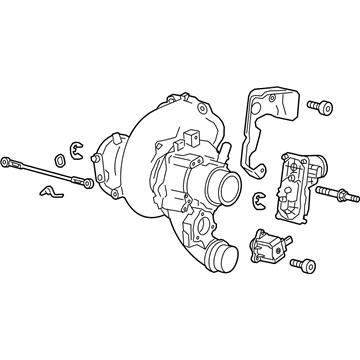 2020 Cadillac CT4 Turbocharger - 12723475