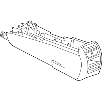 GM 84342700 Console Assembly, F/Flr *Black