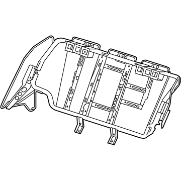 GM 22784017 Frame Assembly, Rear Seat Back