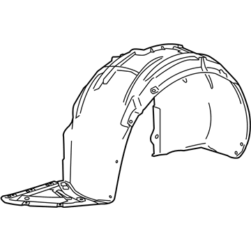 GM 84010410 Liner Assembly, Front Wheelhouse