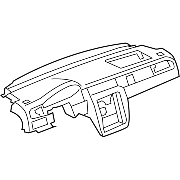 GM 23224748 Panel Assembly, Instrument *Cashmere