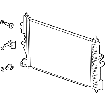 GM 39126594 Engine Radiator Assembly