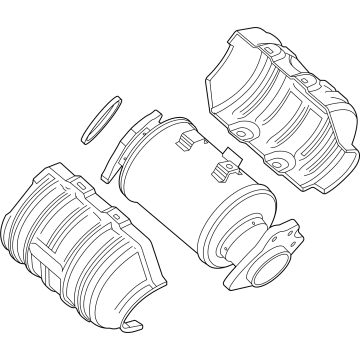 2020 Chevrolet Corvette Catalytic Converter - 12704809