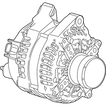 2021 Cadillac XT6 Alternator - 13553838