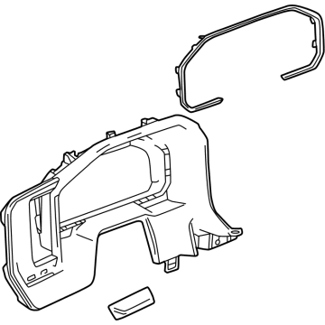 GM 85546299 PLATE ASM-I/P CSTR TR *BLACK