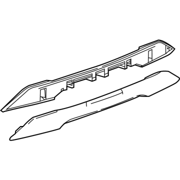 GM 84378412 Applique Assembly, Rear Clsr Ctr *Nightrider Cm