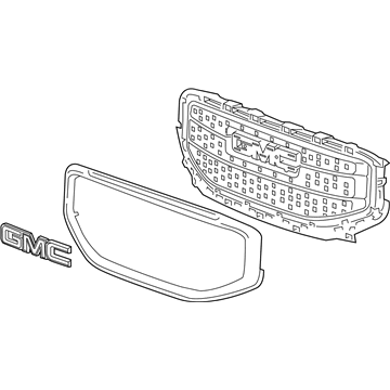 GM 84378393 Grille Assembly, Front