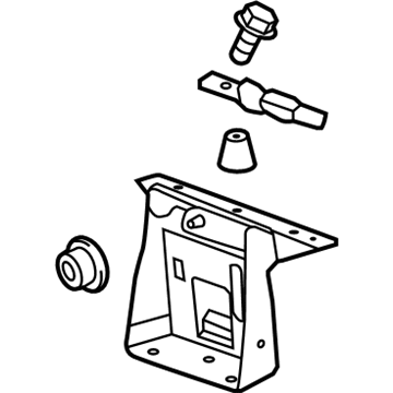 GM 23225673 Bracket Assembly, Folding Top Stowage Compartment