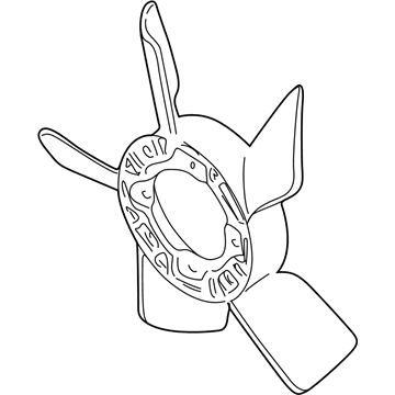 1995 Pontiac Sunrunner A/C Condenser Fan - 96058046