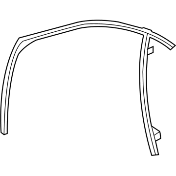 GM 22923475 Weatherstrip Assembly, Front Side Door Window Rh