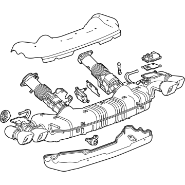 2020 Chevrolet Corvette Exhaust Pipe - 85047985