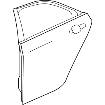 GM 84007418 Door Assembly, Rear Side