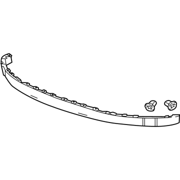 GM 85558120 DEFLECTOR-FRT BPR FASCIA AIR