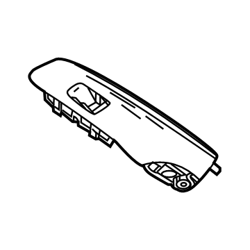 GM 84732853 Plate Assembly, Front S/D A/Rst Sw Mt