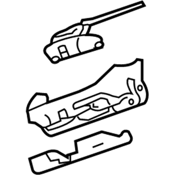 2009 Pontiac Torrent Door Lock Actuator - 20817708