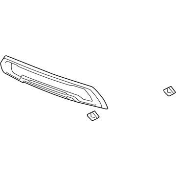 GM 84482542 Plate Assembly, Front Bpr Imp Bar Skid