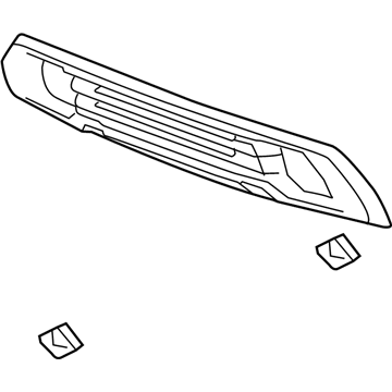 GM 84176749 Plate Assembly, Front Bpr Imp Bar Skid *Black