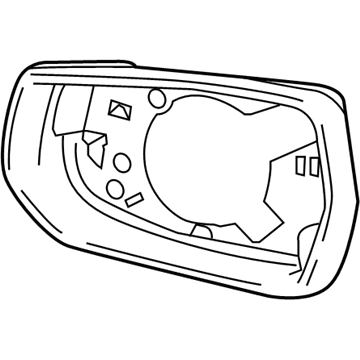 GM 84705515 Bezel, O/S Rr View Mir Hsg