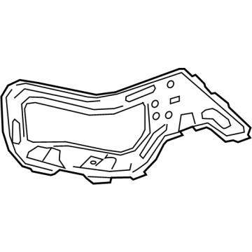 GM 84988894 Bracket, Rear Bpr Imp Bar