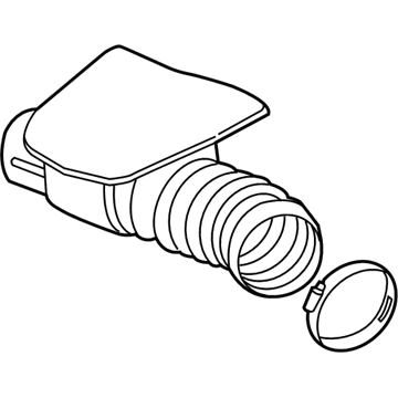 Cadillac ATS Air Intake Coupling - 22935831