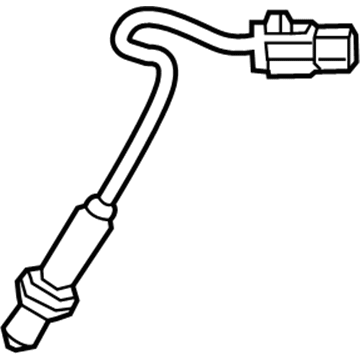 2024 Chevrolet Silverado Oxygen Sensor - 12705534