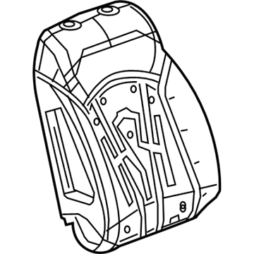 GM 23426922 Pad Assembly, Front Seat Back