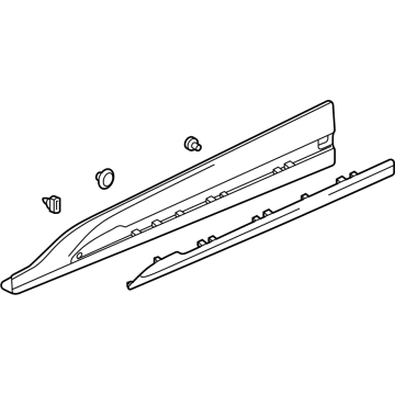 Chevrolet Bolt EV Door Moldings - 42786076