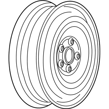 GM 84051757 Wheel Rim, Spare