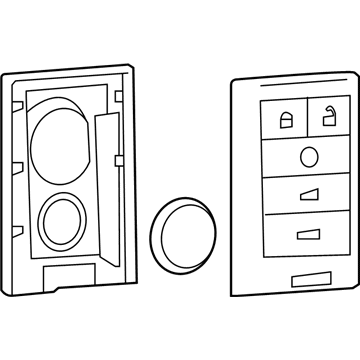 GM 13544034 TRANSMITTER ASM,R/CON DR LK & THEFT DTRNT