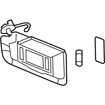 GM 22799874 Sunshade Assembly, . *Light Opel Gray