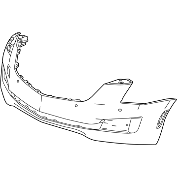 GM 23213290 Bumper Cover Facial Front Sedan