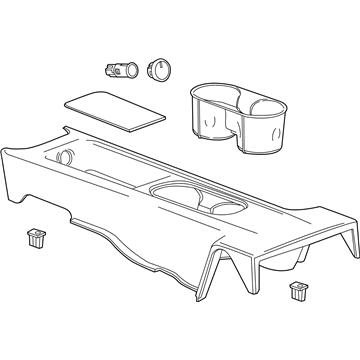 GM Center Console Base - 22926914