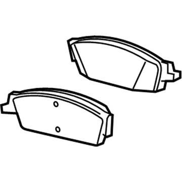 2019 Chevrolet Tahoe Brake Pad - 84176465