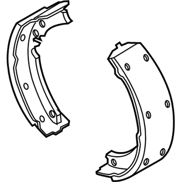 Chevrolet Cobalt Parking Brake Shoe - 25960262