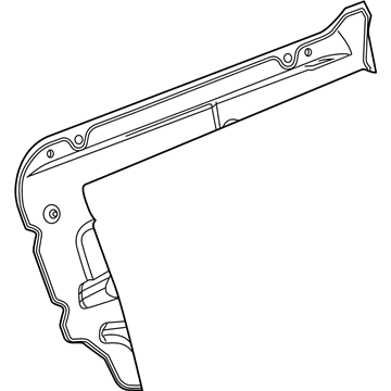 GM 92281643 Deflector Assembly, Front Side Door Water