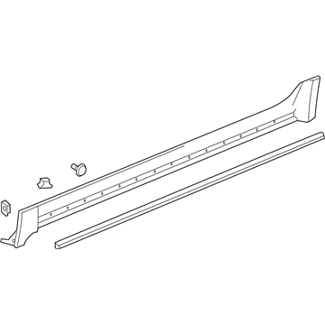 GM 84713653 Molding Assembly, Rkr Pnl