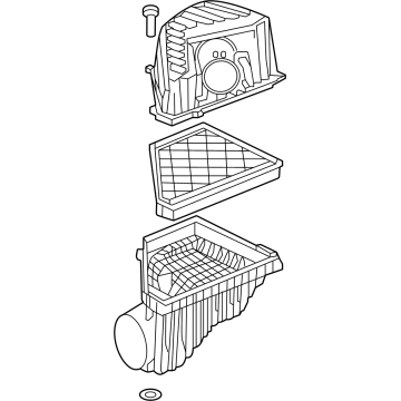 Chevrolet Blazer Air Filter Box - 85133682